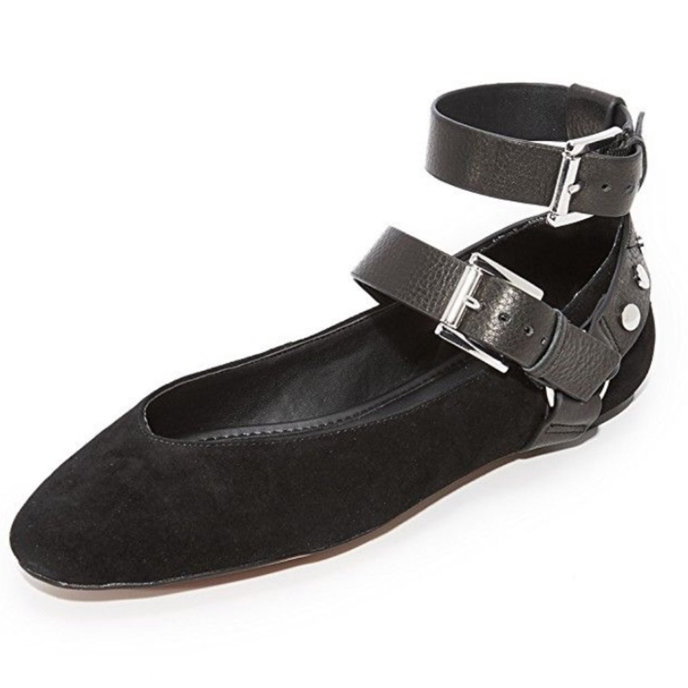 LAST CALL!🥀REBECCA MINKOFF🥀 Harness Buckle Ballet Flats